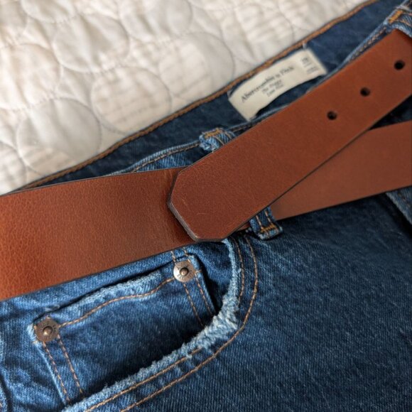 Fossil Hex Buckle Brown Belt 1223 Size XL main image 8